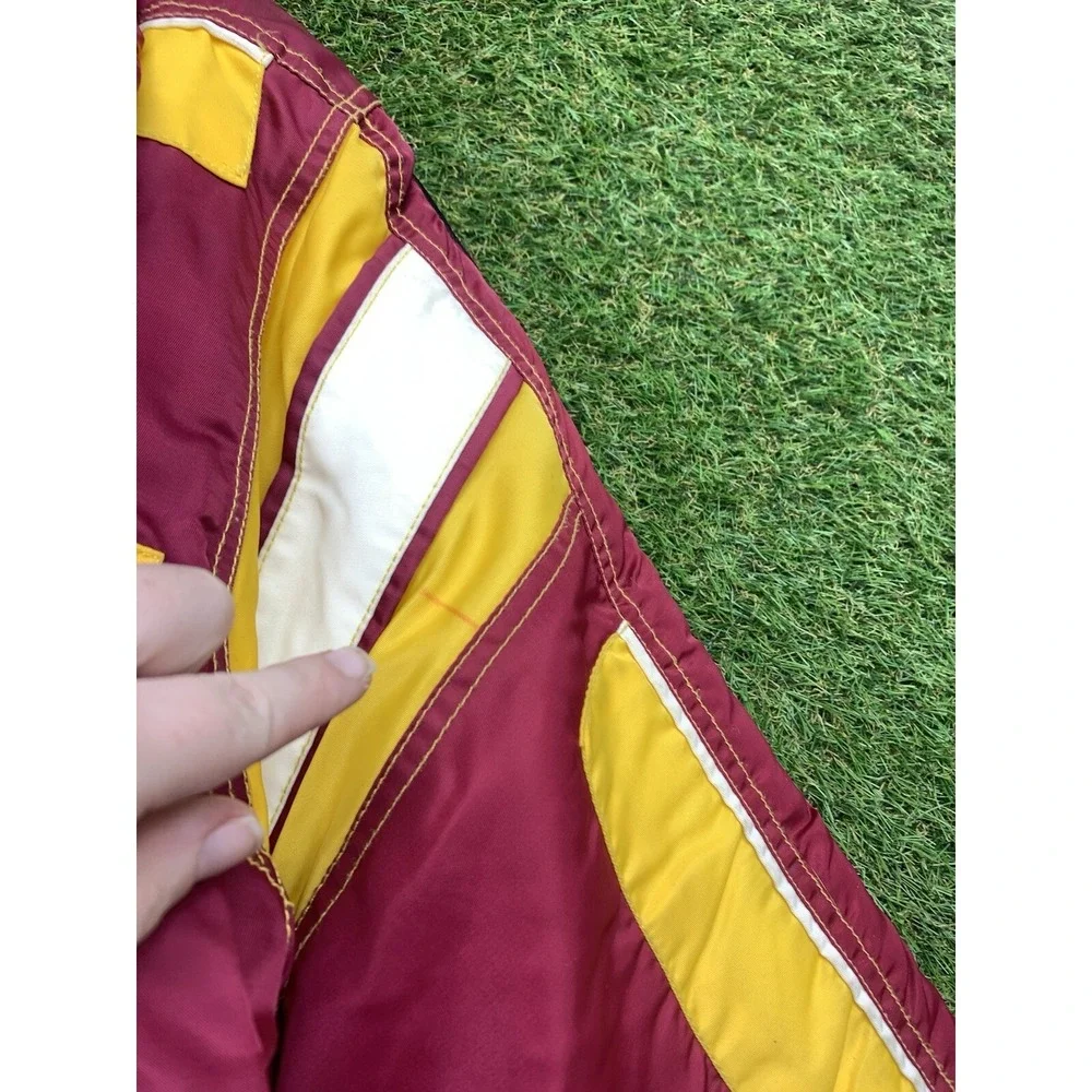 Vintage Florida State Seminoles Starter Puffer Jacket Mens Large 1/2 Zip Half